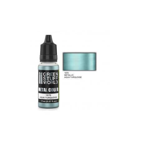 Peinture metallisee AQUA TURQUOISE