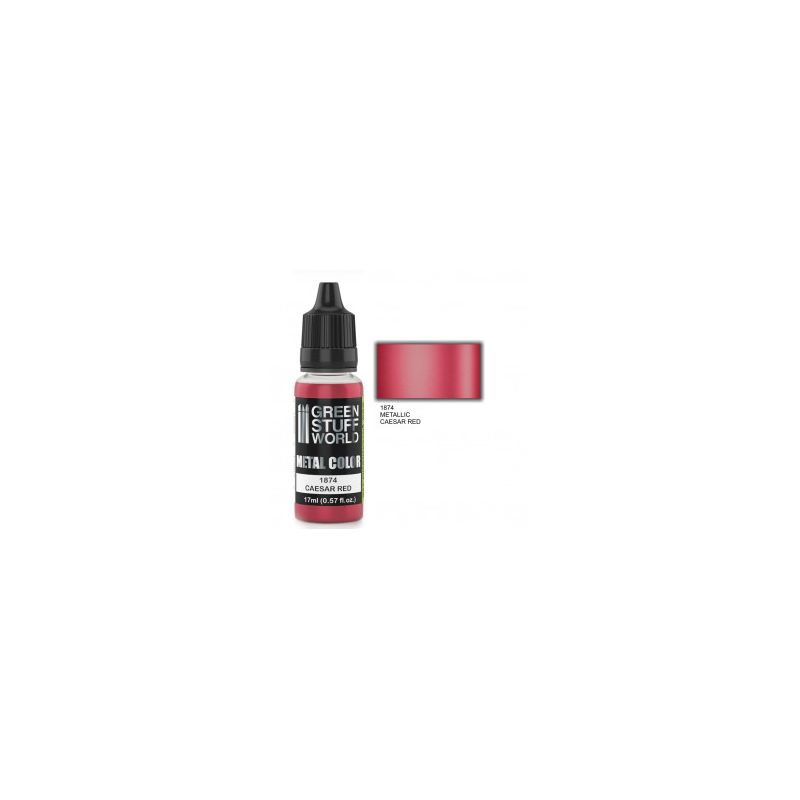 Peinture metallisee CAESAR RED