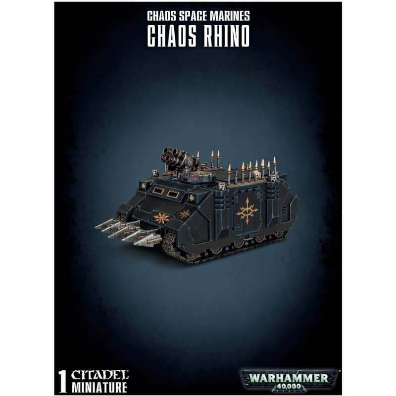 CHAOS SPACE MARINES RHINO CHAOS SPACE MARINES RHINO
