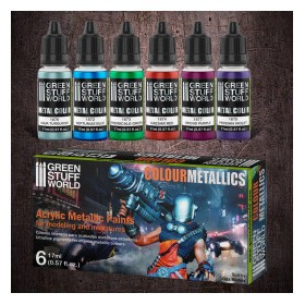 Set Peintures MetalliquesCouleurs