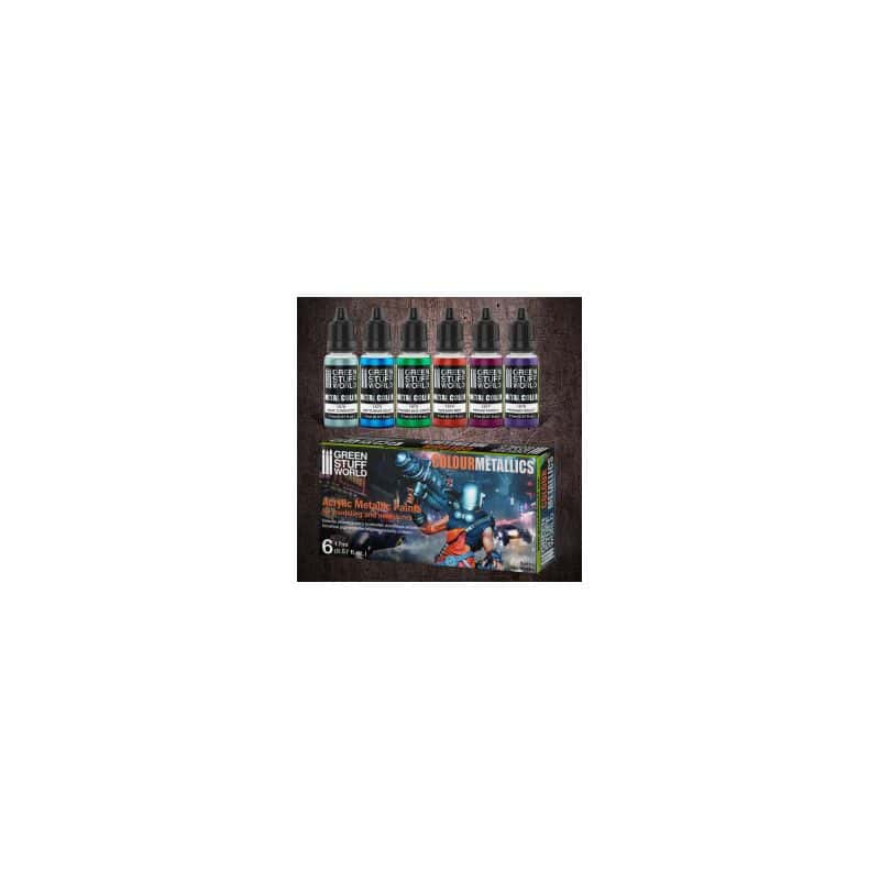 Set Peintures MetalliquesCouleurs Set Peintures MetalliquesCouleurs
