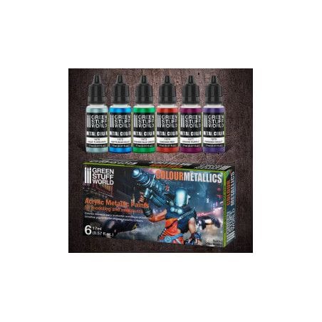 Set Peintures MetalliquesCouleurs