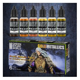 Set Peintures MetalliquesOr