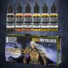 Set Peintures MetalliquesOr
