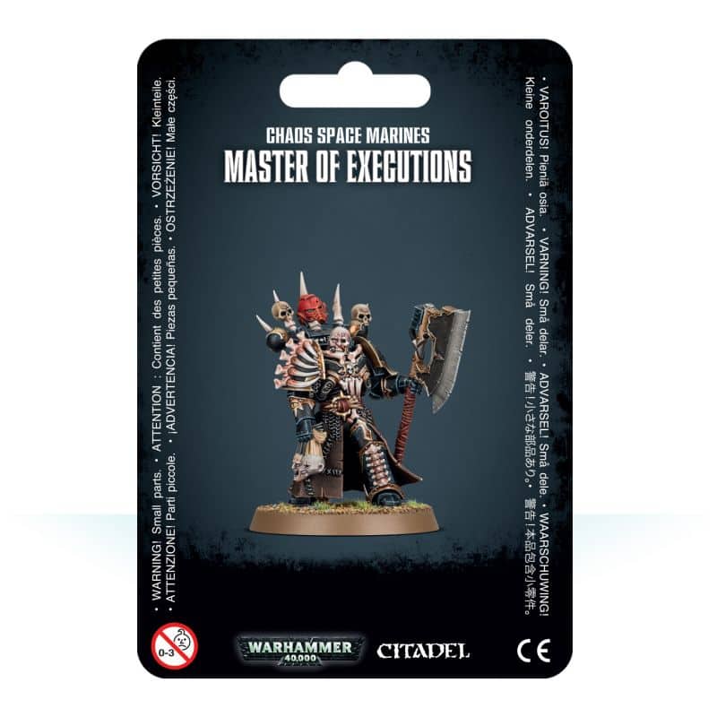 CHAOS SPACE MARINES MASTER OF EXECUTIONS CHAOS SPACE MARINES MASTER OF EXECUTIONS