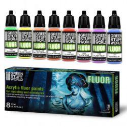 Set 8x Peintures Fluor