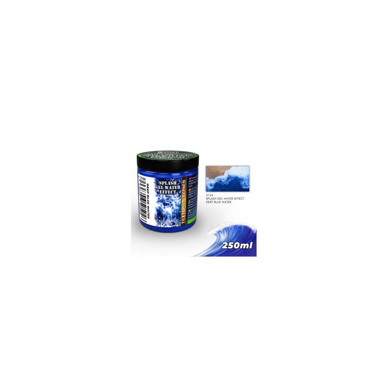 Gel à effet d'eau - Bleu foncé 250ml