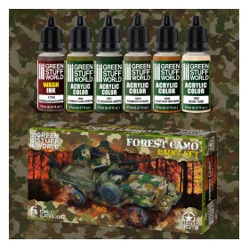 Set PeintureCamouflage Forêt