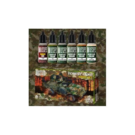 Set PeintureCamouflage Forêt