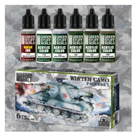 Set PeintureCamouflage Hiver
