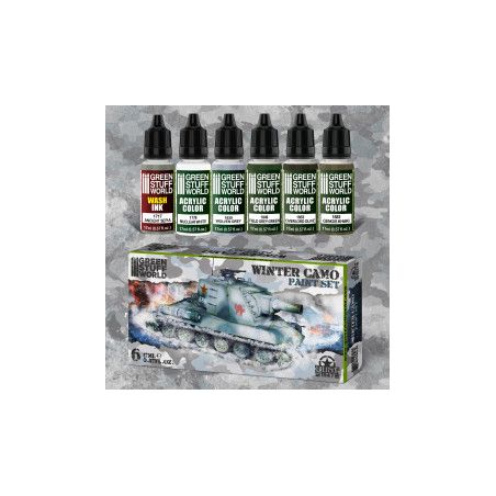 Set PeintureCamouflage Hiver