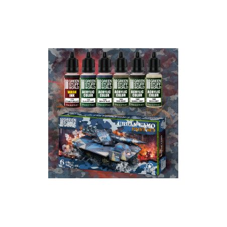 Set PeintureCamouflage Urbain