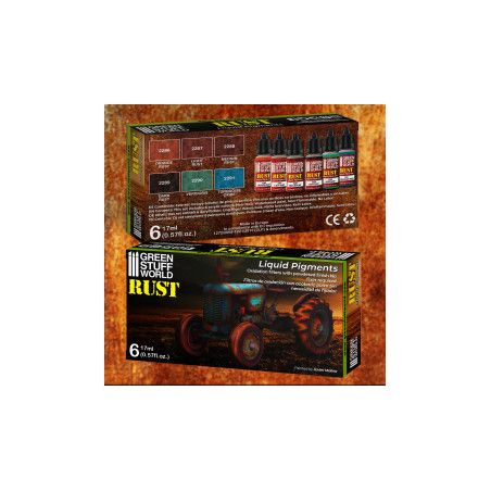 Set Pigments LiquidesRouille