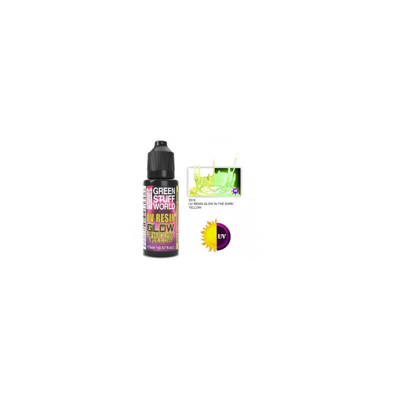 Résine orange ultraviolette - GLOW 17ml Résine orange ultraviolette - GLOW 17ml