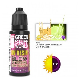 Résine Orange Clair ultraviolette - GLOW 17ml