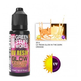 Résine orange ultraviolette - GLOW 17ml