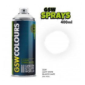 SPRAY Couleurs Blanc mat 400ml