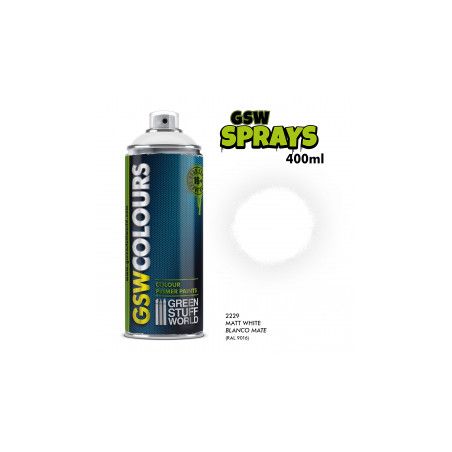 SPRAY Couleurs Blanc mat 400ml