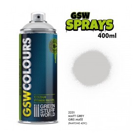 SPRAY Couleurs Gris Mat 400ml
