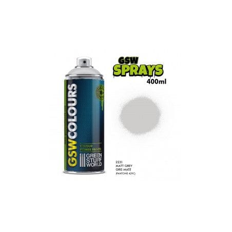 SPRAY Couleurs Gris Mat 400ml