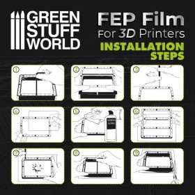 Film FEP 300x210mm (pack x2)