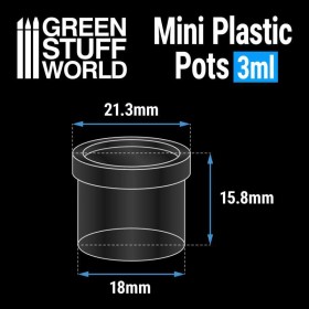 24x Pot de Melange Vides 3 ml