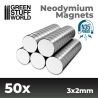 Aimants Néodymes 3x2mm - 50 units (N35)