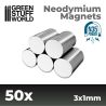 Aimants Néodymes 3x1mm - 50 units (N35)