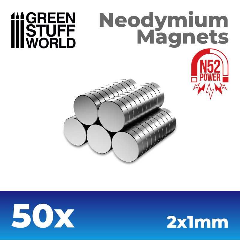 Aimants Néodymes 2x1mm - 50 units (N52) Aimants Néodymes 2x1mm - 50 units (N52)
