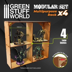 Support multifonctionnel en MDF x4