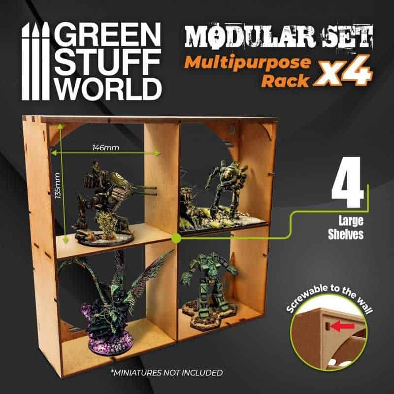 Support multifonctionnel en MDF x4