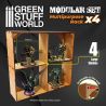 Support multifonctionnel en MDF x4