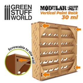Présentoir Modulaire pour Peinture - VERTICAL 30ml