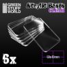 Socles Acryliques CARRES 60x40mm Transparent
