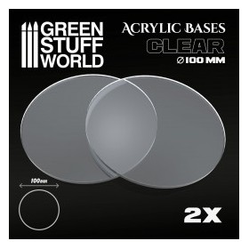 Socles Acryliques ROND 100 mm Transparent