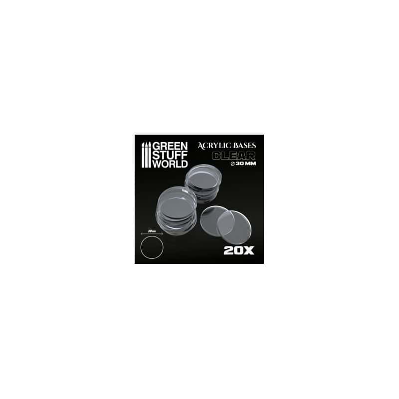 Socles Acryliques ROND 30 mm Transparent Socles Acryliques ROND 30 mm Transparent