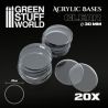 Socles Acryliques ROND 30 mm Transparent