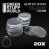 Socles Acryliques ROND 32 mm Transparent