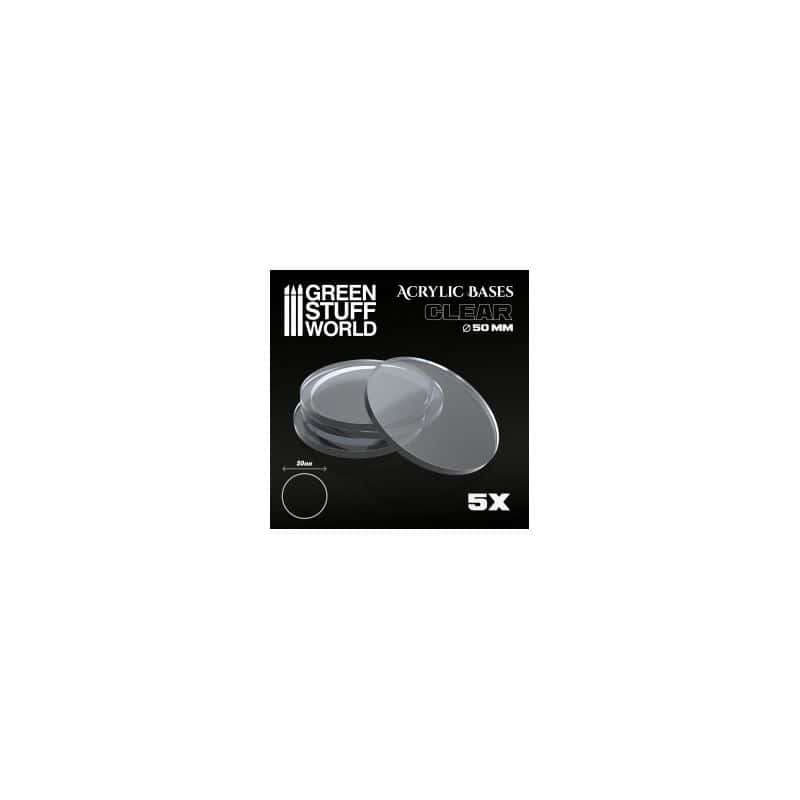 Socles Acryliques ROND 50 mm Transparent Socles Acryliques ROND 50 mm Transparent