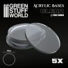 Socles Acryliques ROND 50 mm Transparent