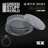 Socles Acryliques ROND 55 mm Transparent