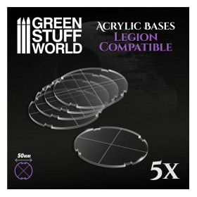 Socles ROND 50 mm en Acrylique (Legion)