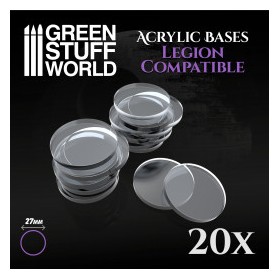 Socles ROND 27 mm en Acrylique (Legion)