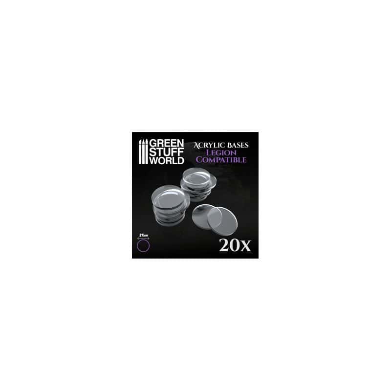 Socles ROND 27 mm en Acrylique (Legion) Socles ROND 27 mm en Acrylique (Legion)