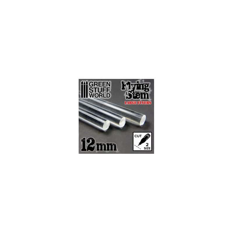 Tiges Acryliques ROND 12 mm Transparent Tiges Acryliques ROND 12 mm Transparent