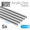 Tiges Acryliques ROND 5 mm Transparent