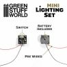 Mini kit d'éclairage avec interrupteur et pile CR927