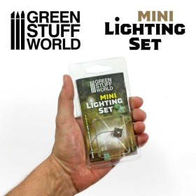 Mini kit d'éclairage avec interrupteur et pile CR927