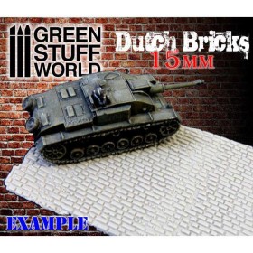 Rouleaux texturés - BRIQUES hollandaise 15mm