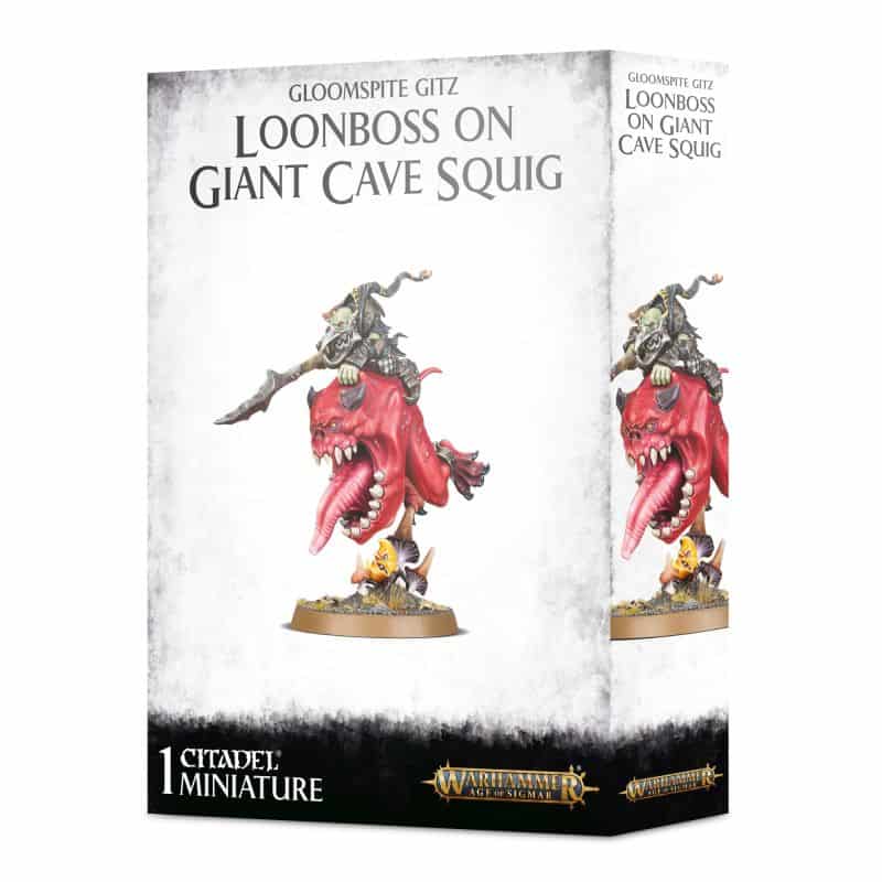G/SPTE GITZ LOONBOSS ON GIANT CAVE SQUIG G/SPTE GITZ LOONBOSS ON GIANT CAVE SQUIG